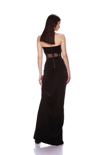 Gina Noir Gown - Pre Order