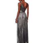 Goddess One Shoulder Silver Gown - Pre Order - BRONX AND BANCO