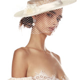 Bridal Boater Hat