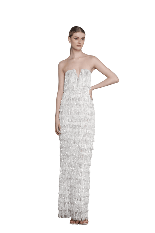 Bronx and banco on sale bonita embroidered maxi dress