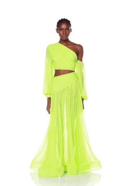 Japera Cutout Neon Gown