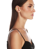 Liquid Metal Gold Ear Cuff