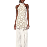 Maia Fringe Halterneck Dress - Pre Order - BRONX AND BANCO