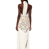 Maia Fringe Halterneck Dress - Pre Order - BRONX AND BANCO