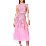 Megan Baby Pink Midi Dress - Pre Order - BRONX AND BANCO