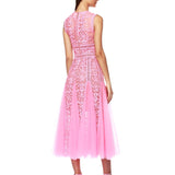 Megan Baby Pink Midi Dress - Pre Order - BRONX AND BANCO