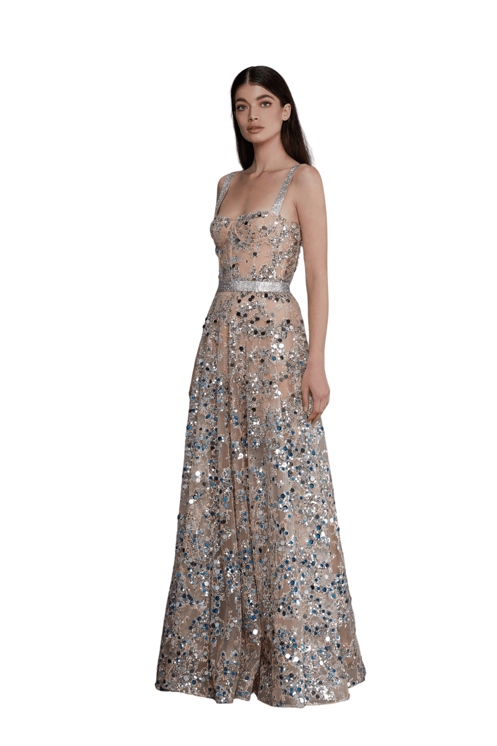 Midnight Silver Gown Bronx and Banco Free Shipping BRONX AND