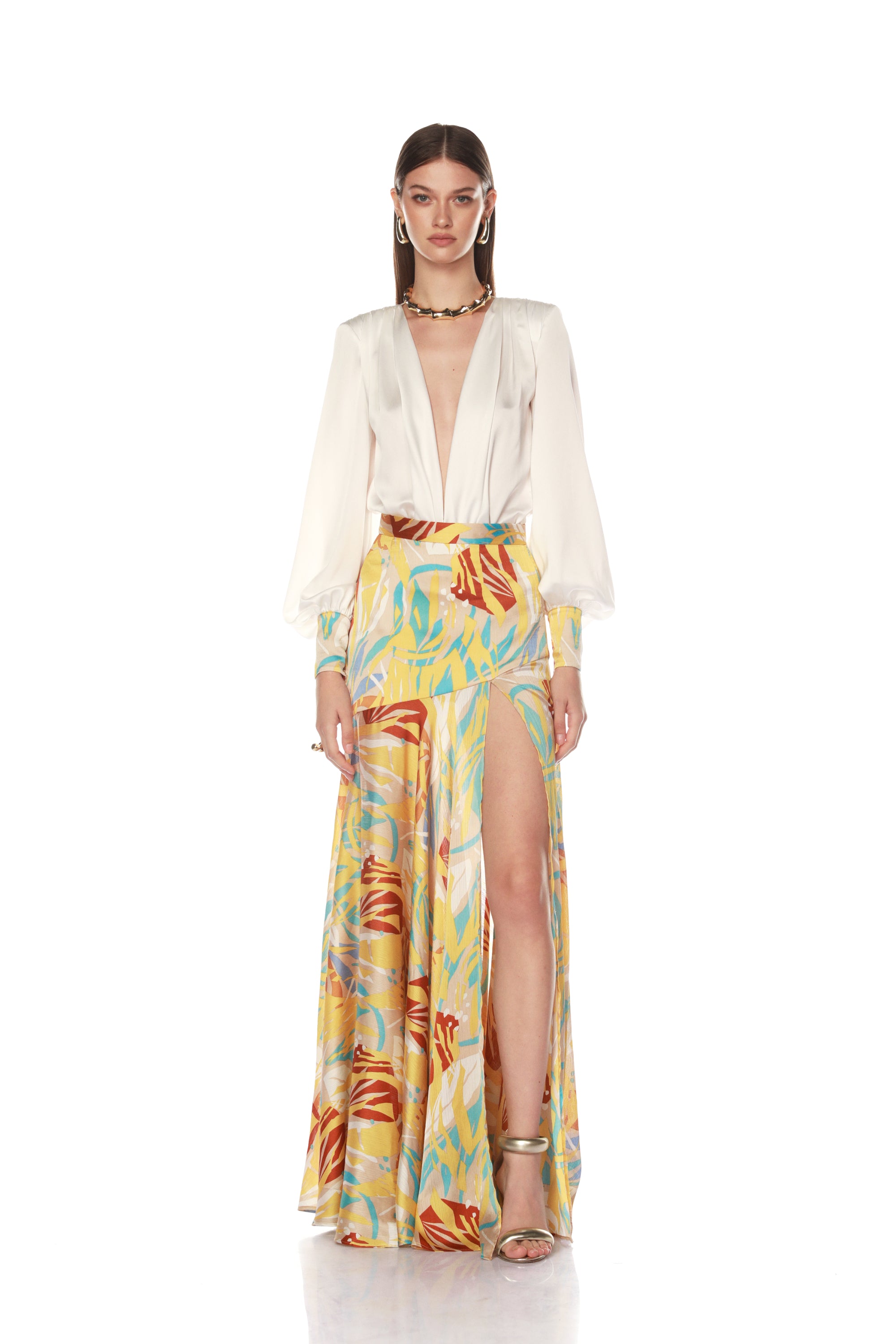 Cleopatra Isla Maxi Skirt – BRONX AND BANCO