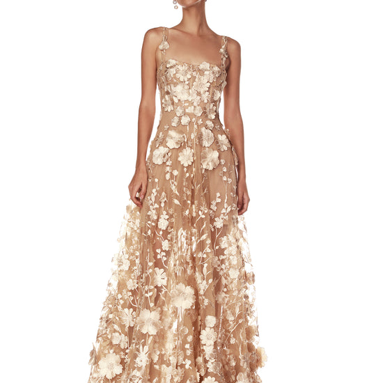 Jasmine Gold Gown – BRONX AND BANCO