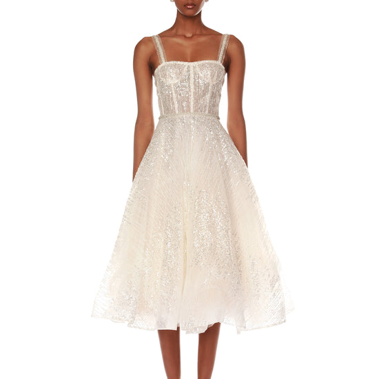 Mademoiselle Bridal Midi Dress - Bronx and Banco - Free Shipping ...