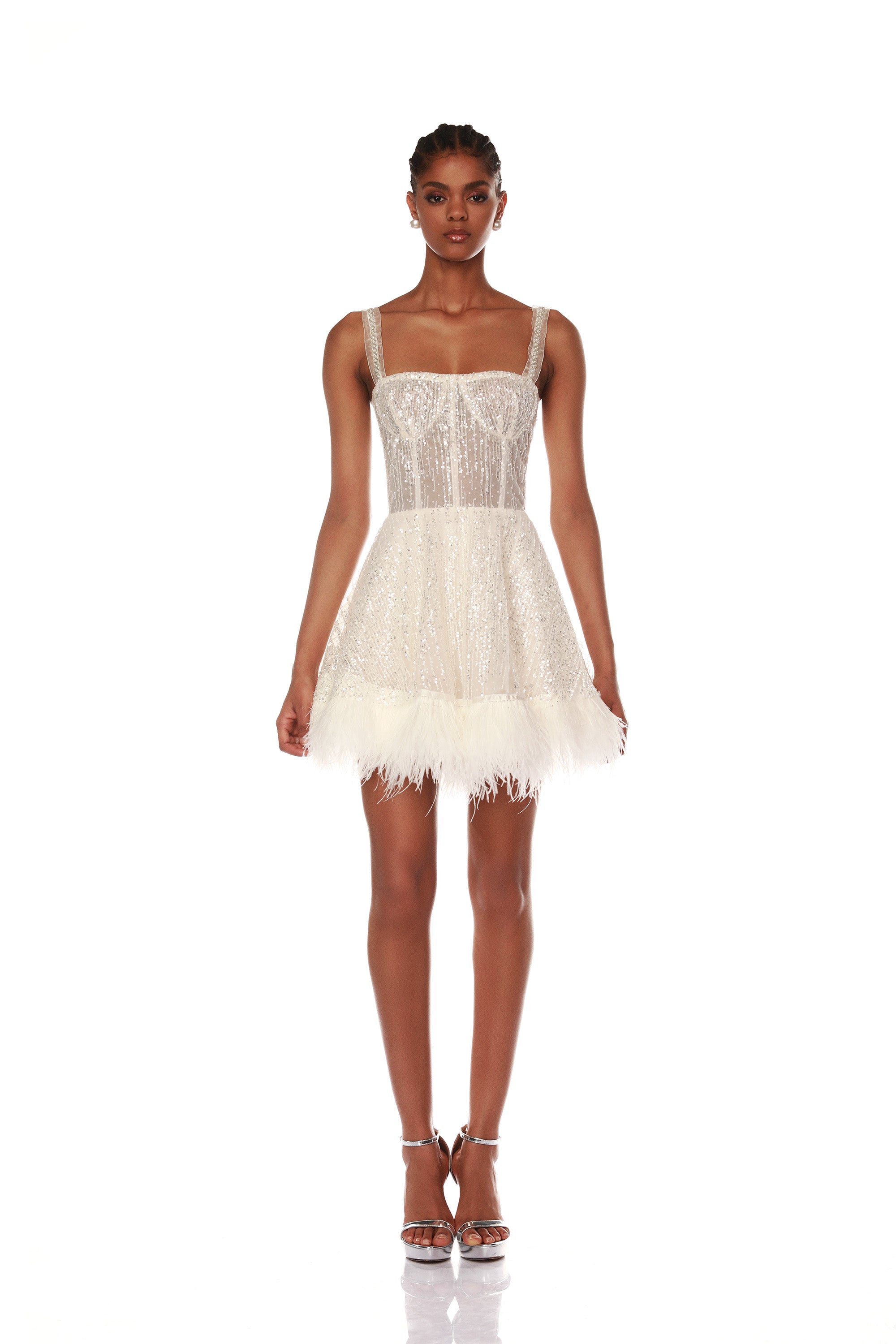 Mademoiselle Bridal Mini Dress - Bronx and Banco - Free Shipping