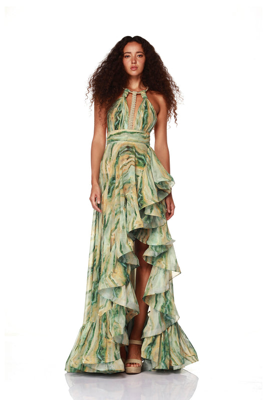 Palma Green Multi Gown
