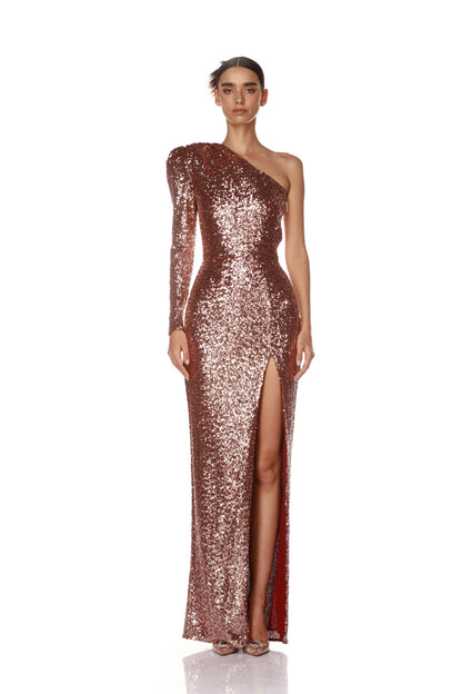 Galaxy Rose Gold Gown