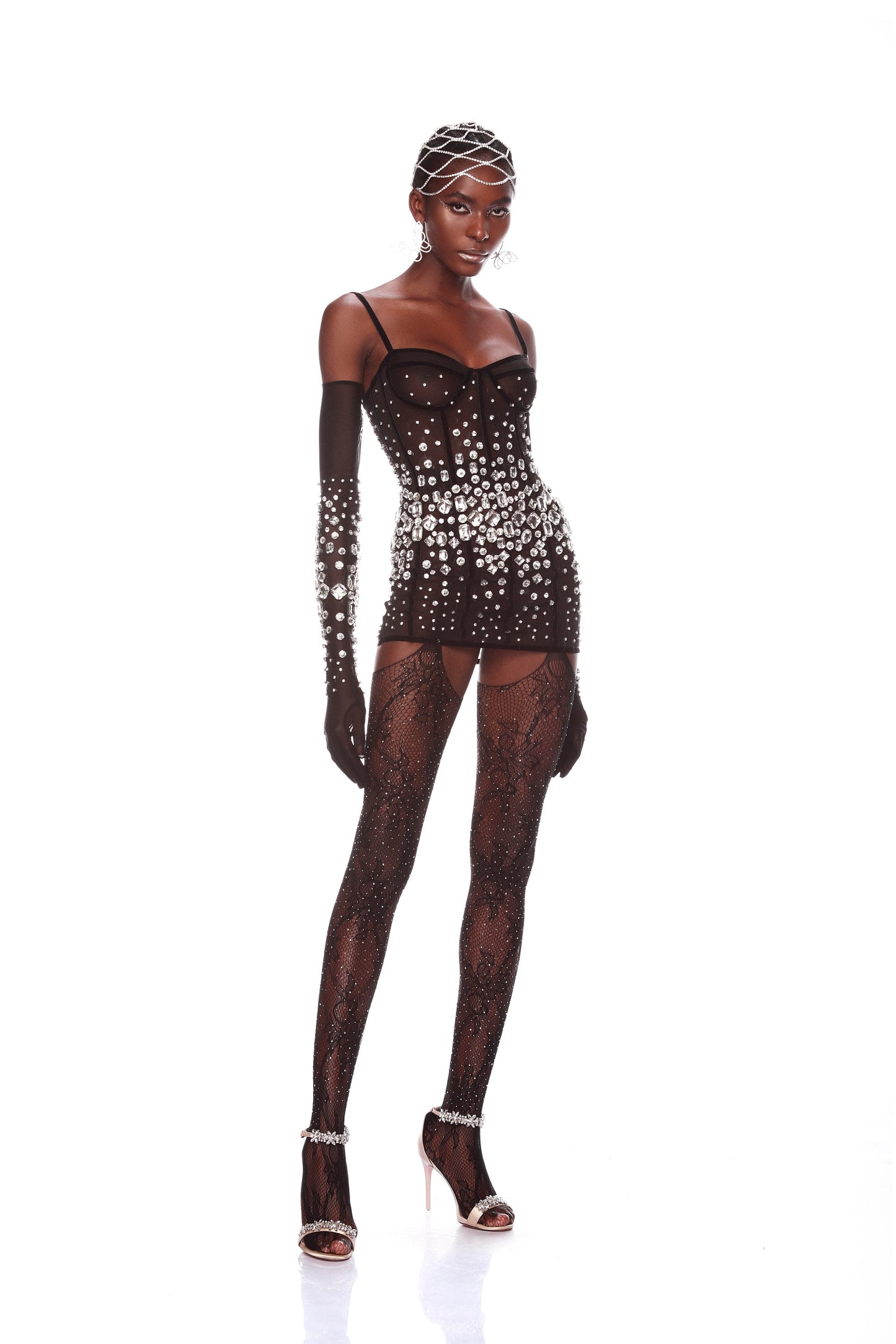 Sophia Diamond Mini Dress - Pre Order