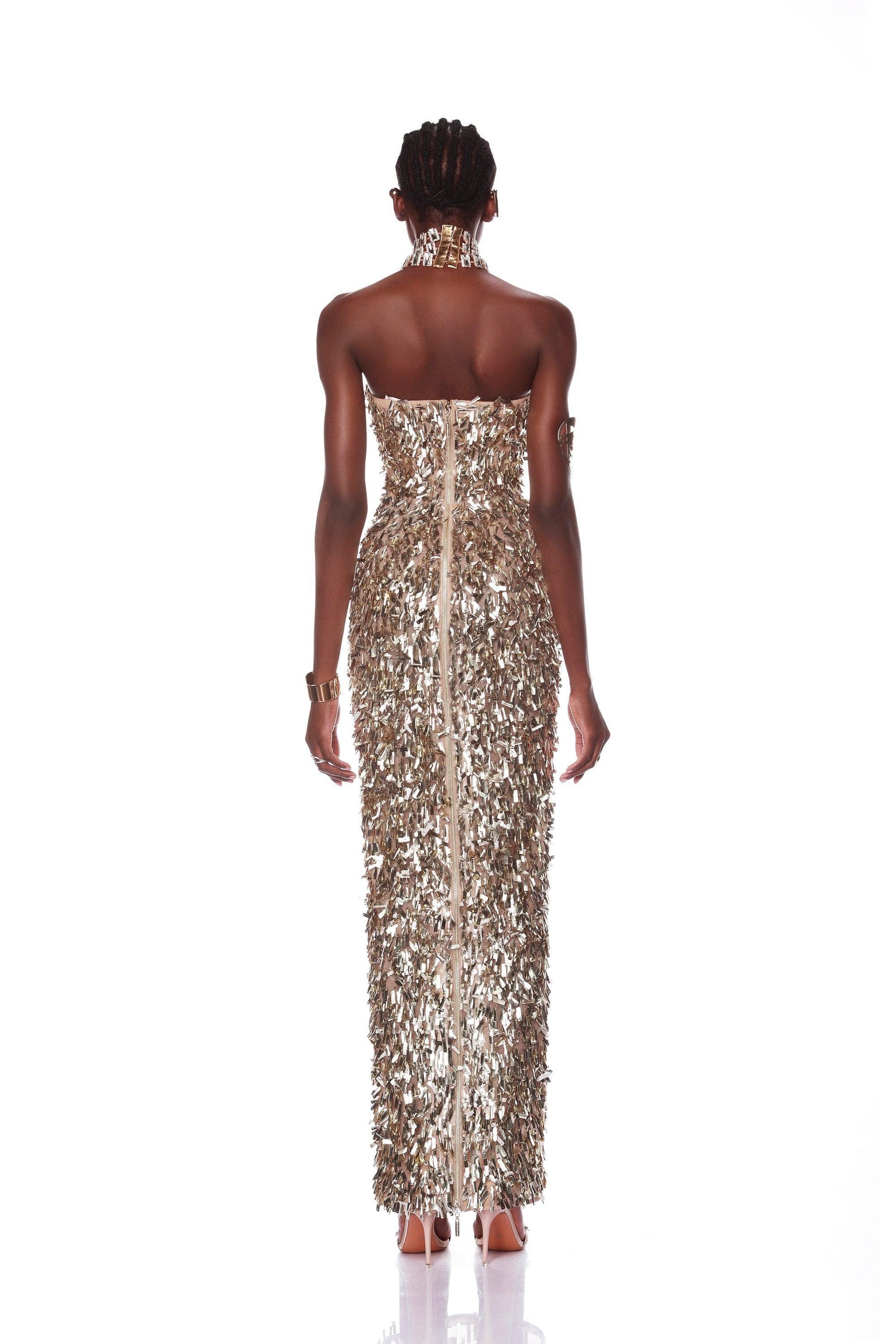 Sasha Gold Gown - Pre Order - BRONX AND BANCO