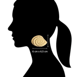 Amara Gold Seashell Earrings