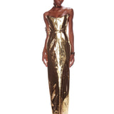 Stallion Gold Maxi Dress - Pre Order - BRONX AND BANCO