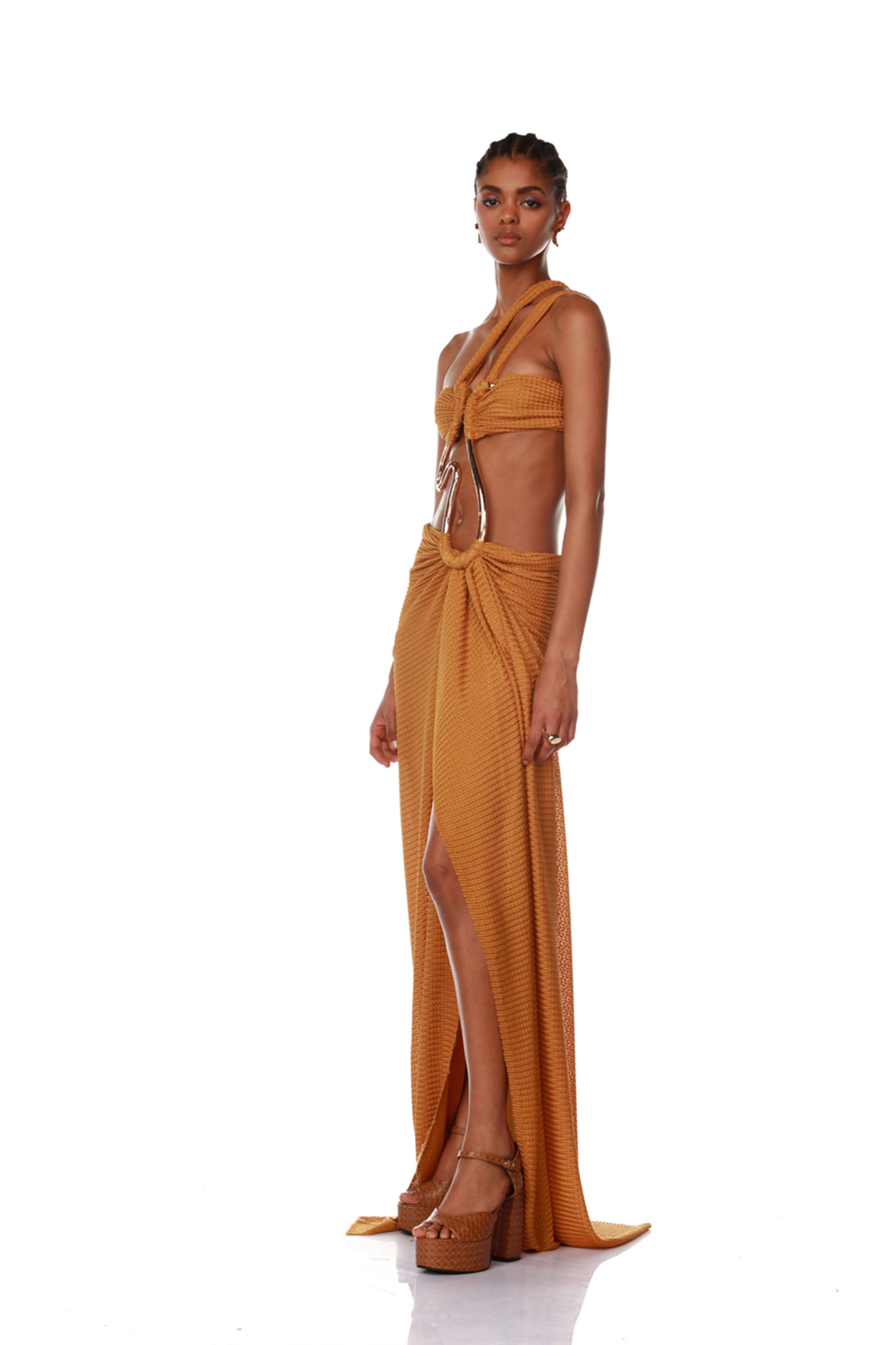 Tetra Mustard Gown - Pre Order - BRONX AND BANCO