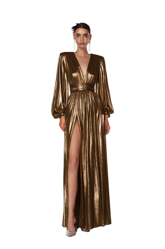Zoe Gold Gown